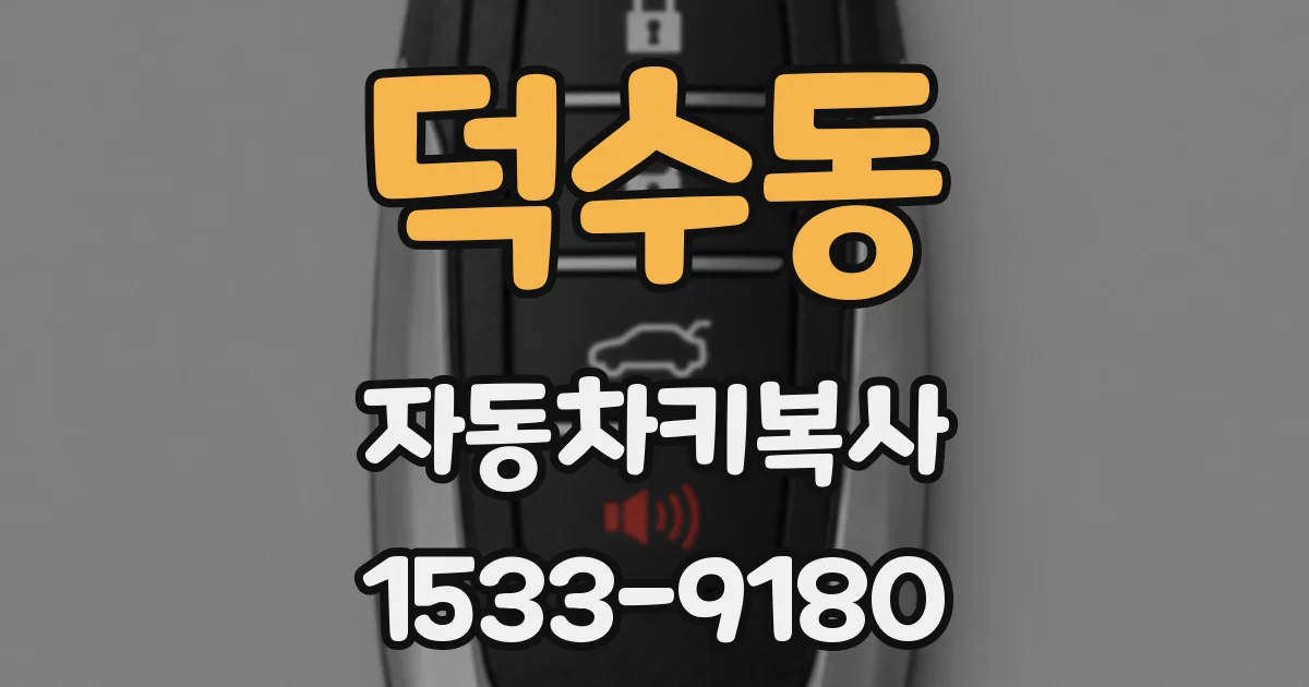 덕수동 자동차키복사