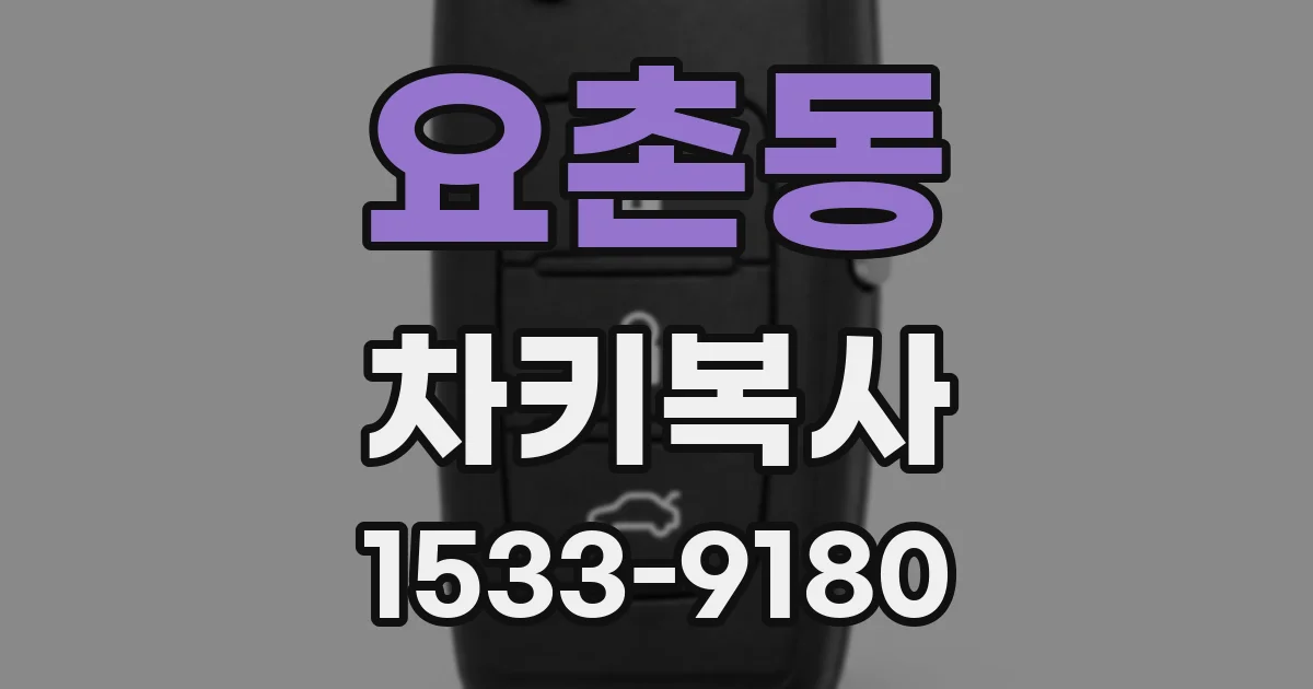 요촌동 차키복사