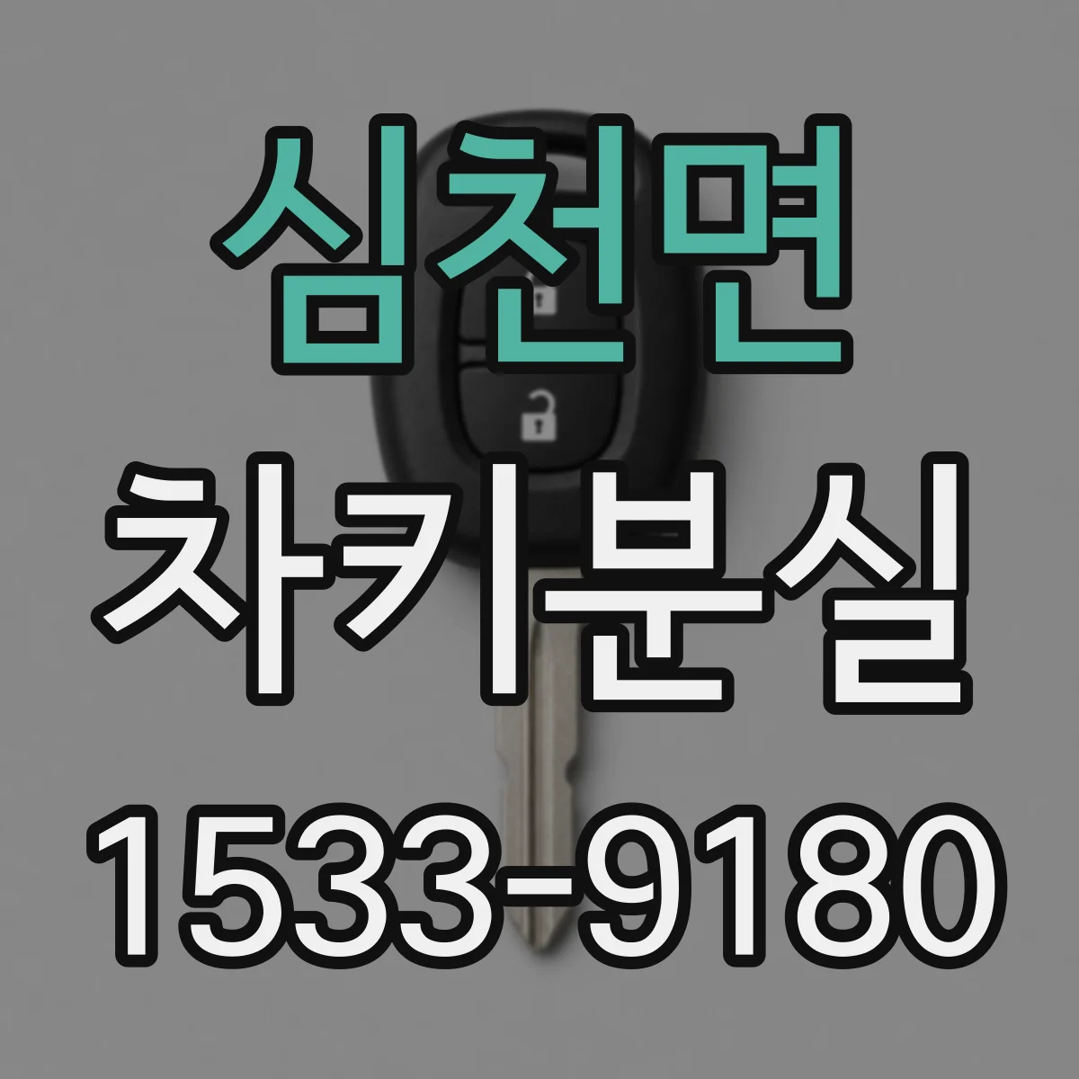 심천면 차키분실