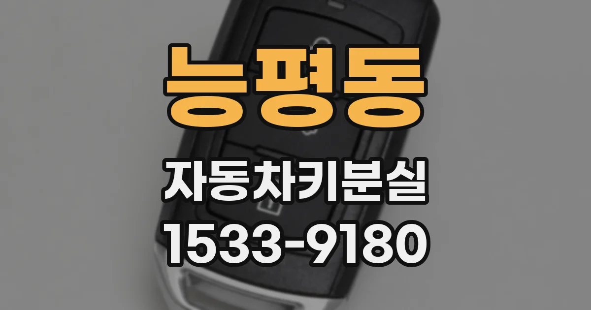 능평동 자동차키분실