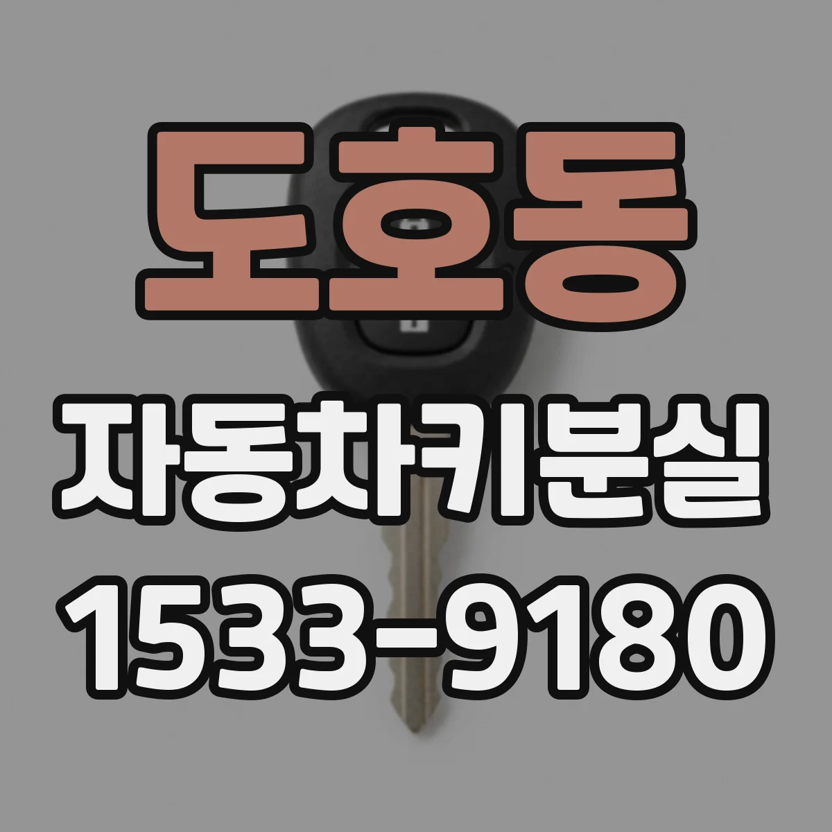 도호동 자동차키분실