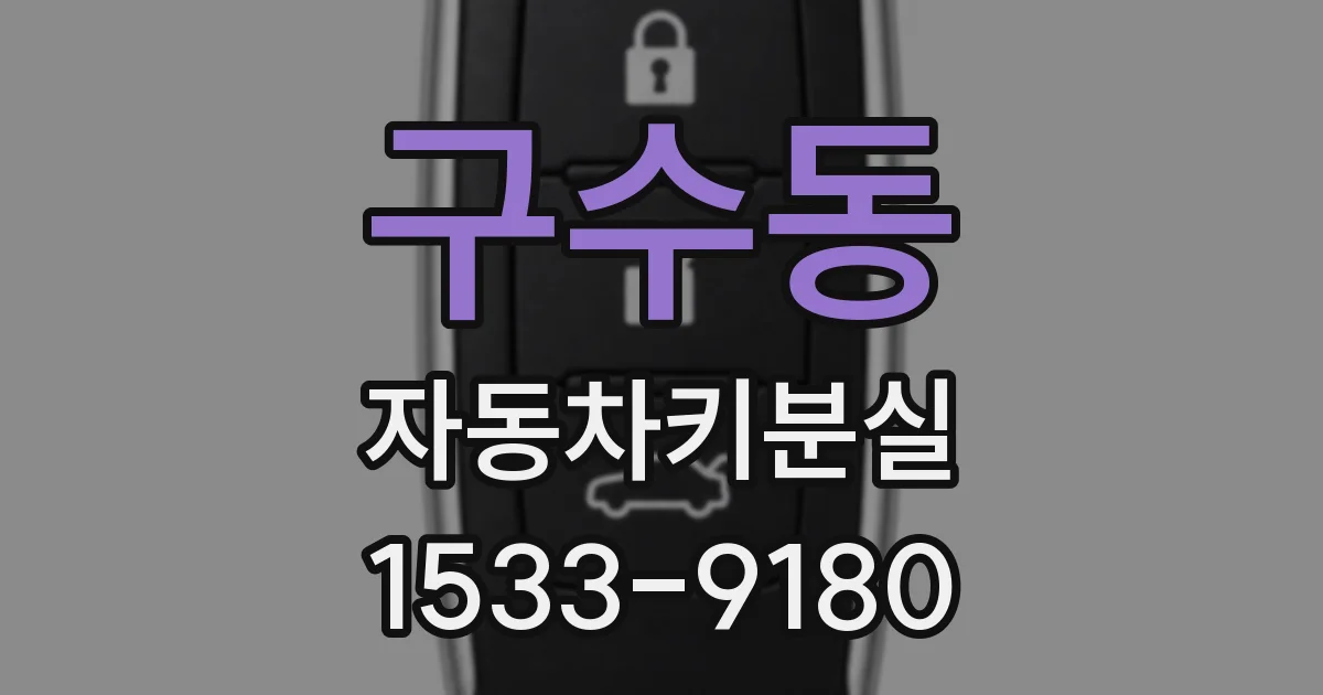 구수동 자동차키분실