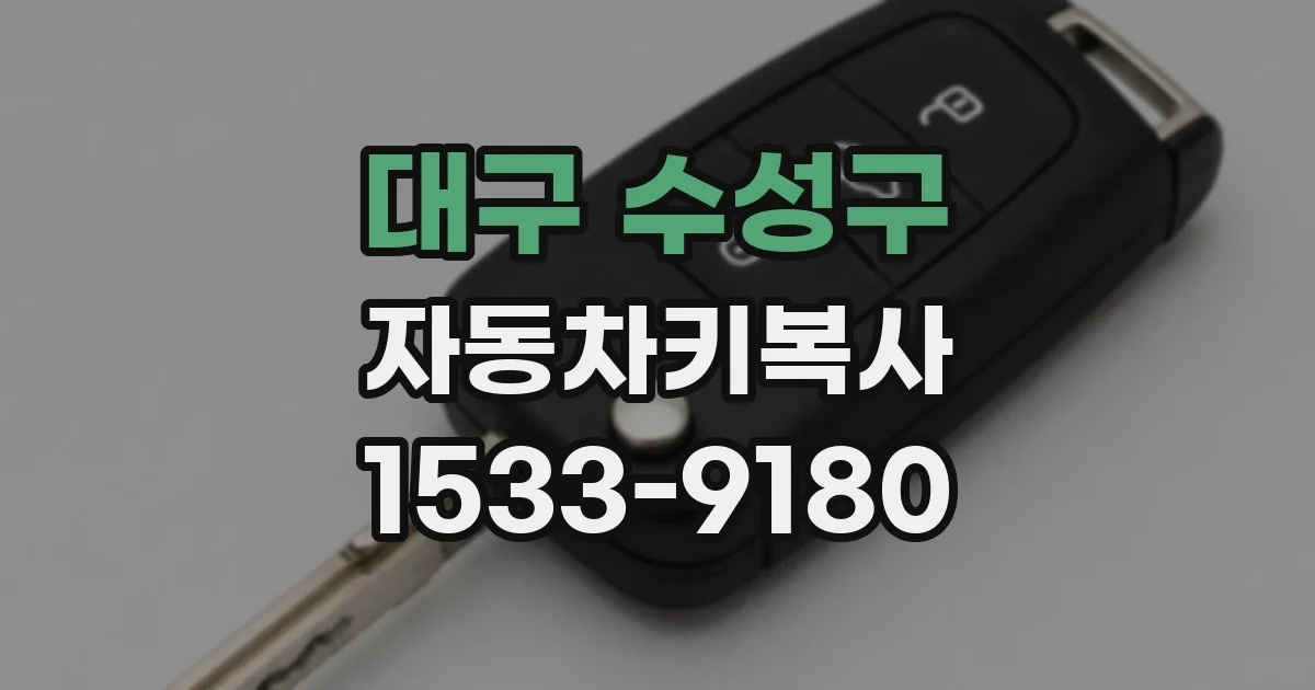 대구 수성구 자동차키복사