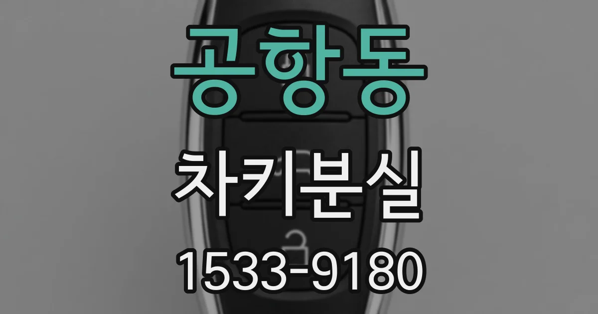 공항동 차키분실