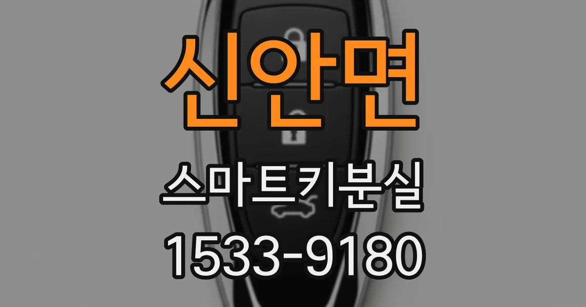 신안면 스마트키분실