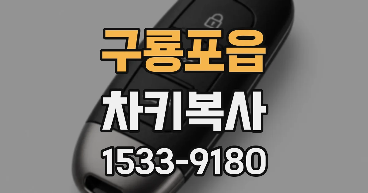 구룡포읍 차키복사