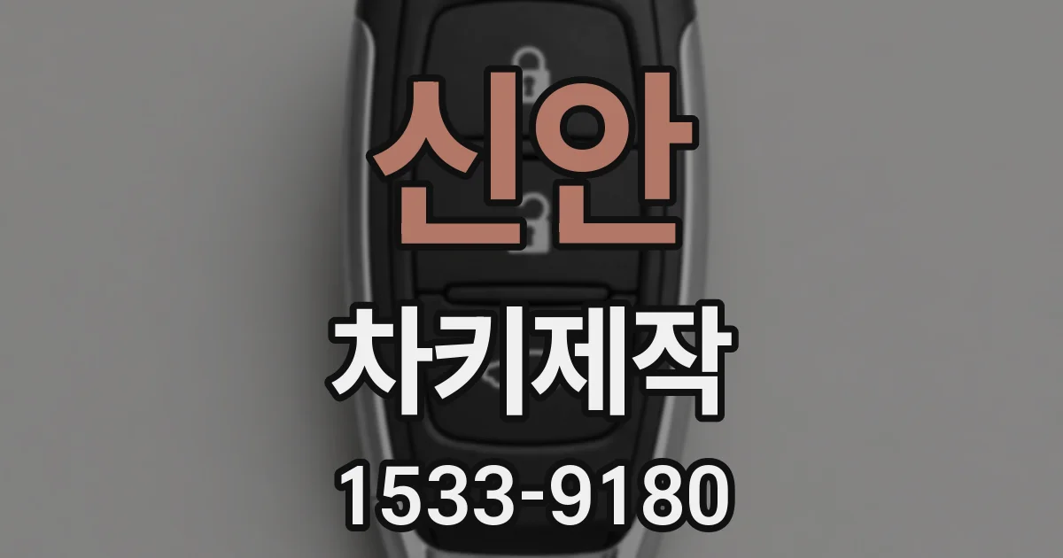 신안 차키제작
