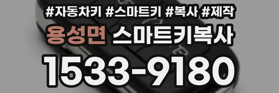 용성면 스마트키복사