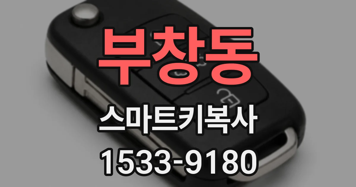 부창동 스마트키복사
