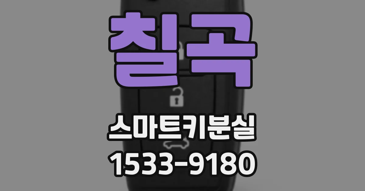 칠곡 스마트키분실