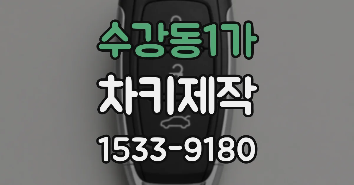 수강동1가 차키제작