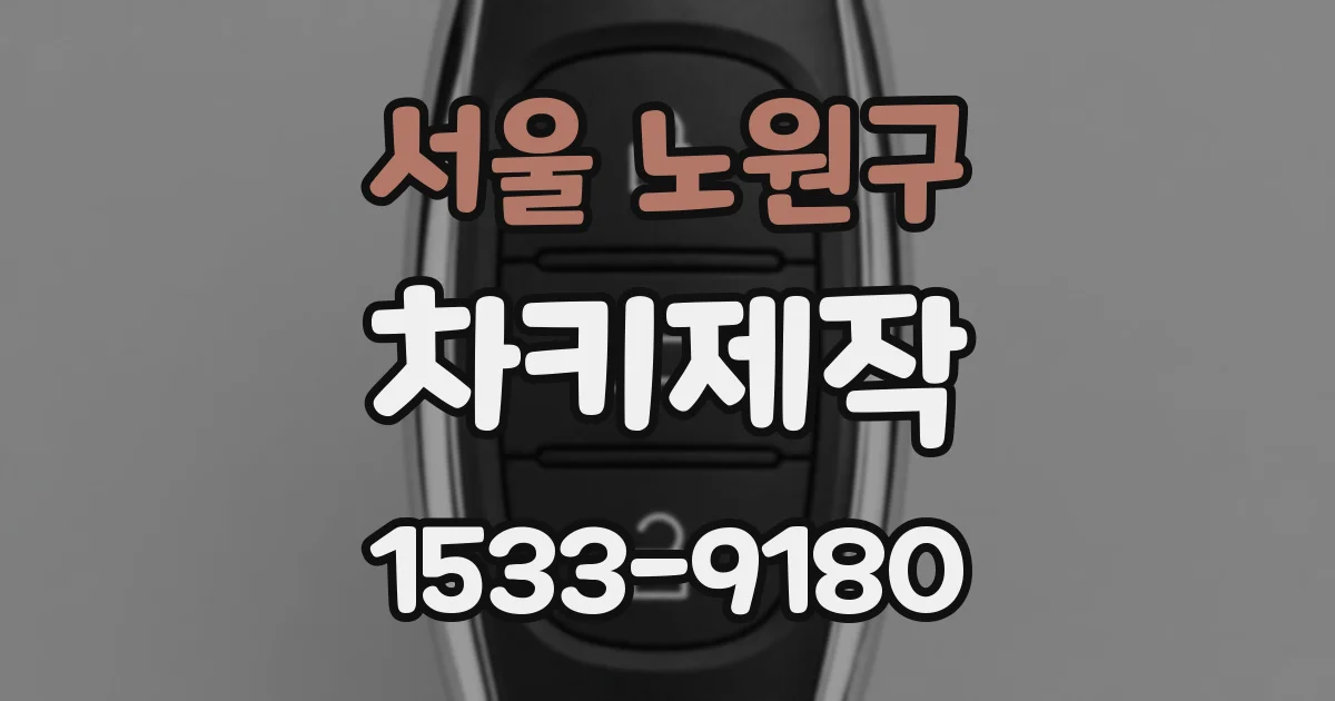 서울 노원구 차키제작