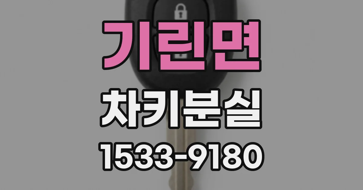 기린면 차키분실