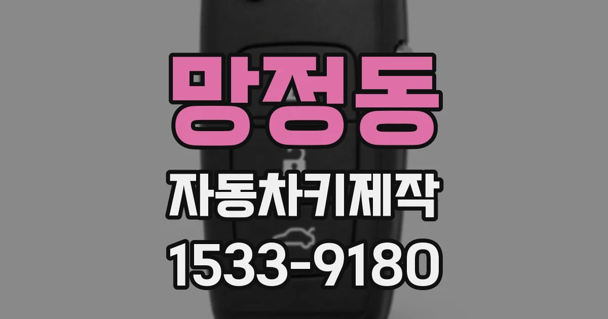 망정동 자동차키제작
