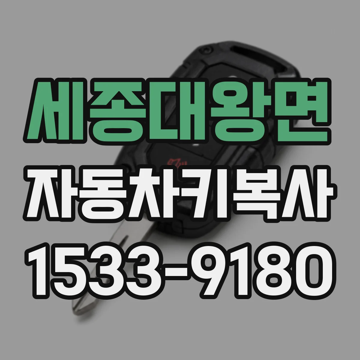 세종대왕면 자동차키복사