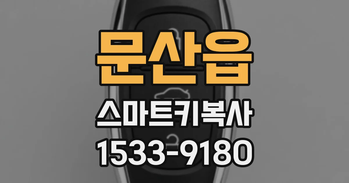 문산읍 스마트키복사
