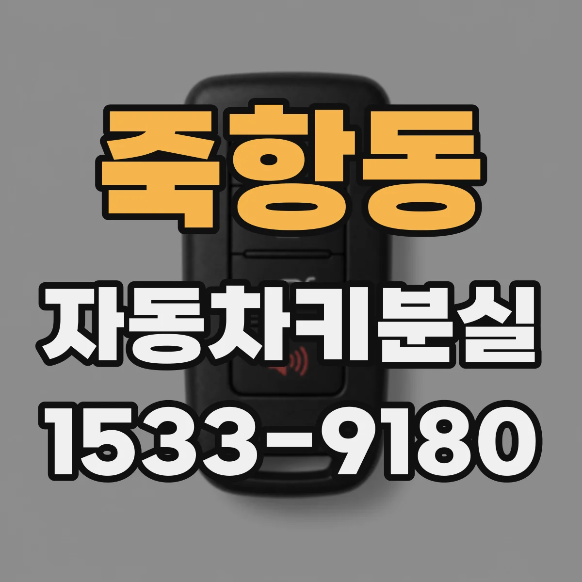 죽항동 자동차키분실