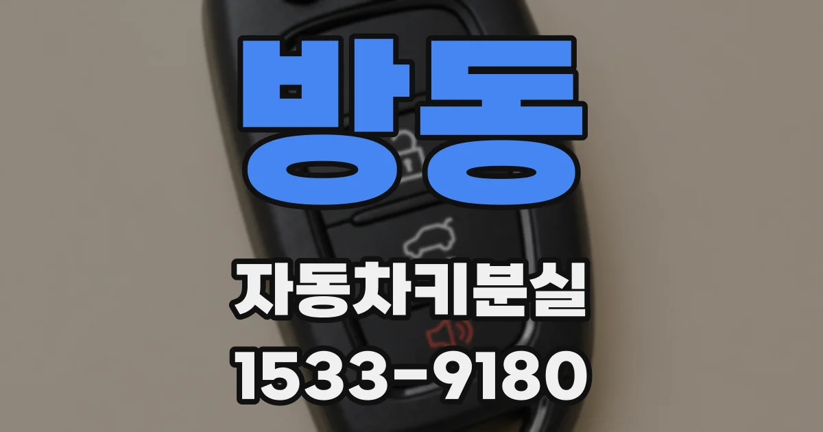 방동 자동차키분실
