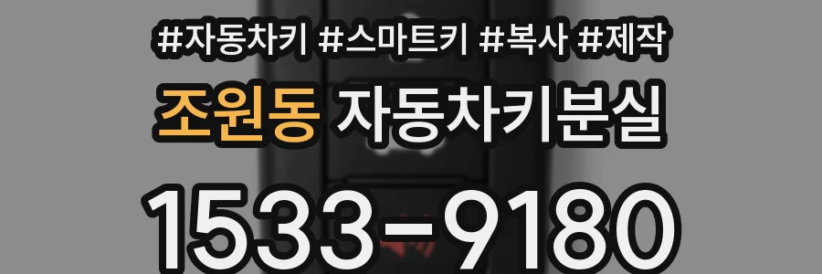 조원동 자동차키분실