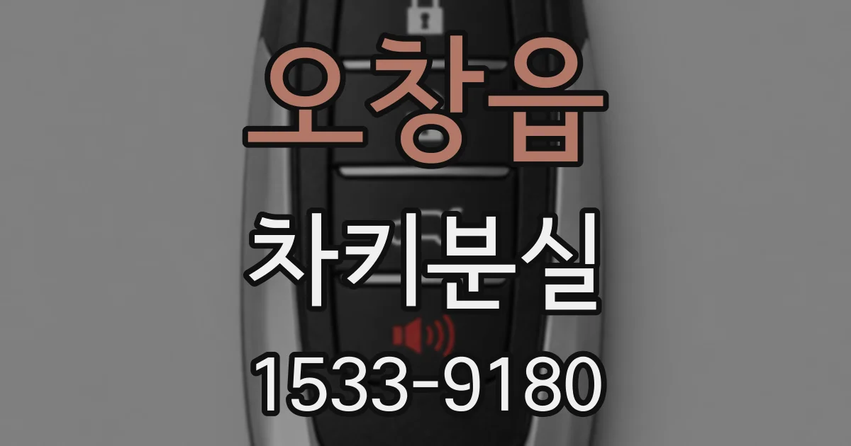 오창읍 차키분실