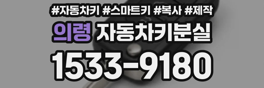 의령 자동차키분실