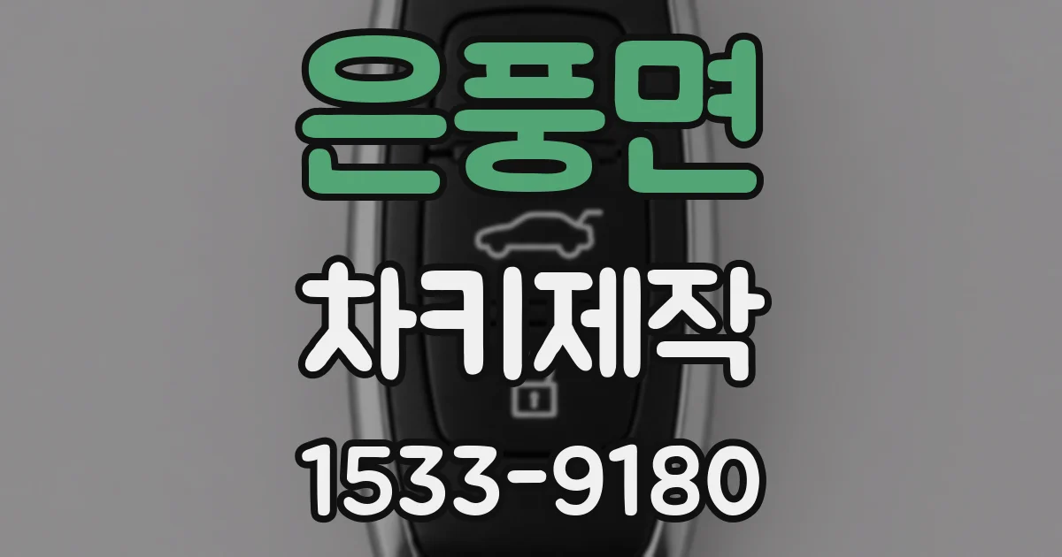 은풍면 차키제작