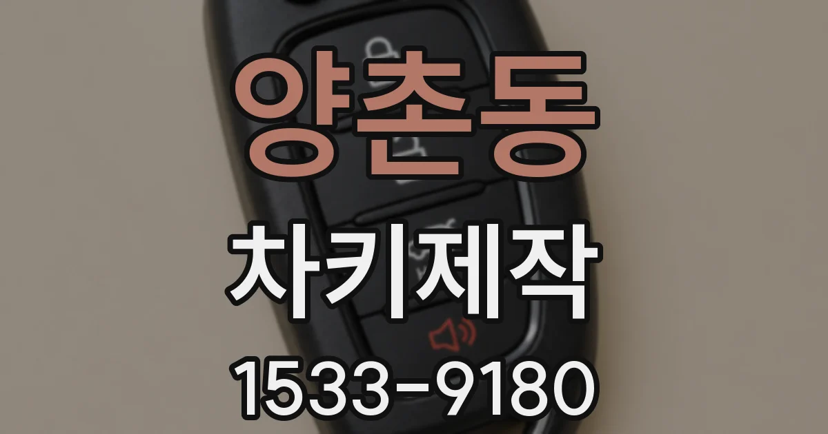 양촌동 차키제작