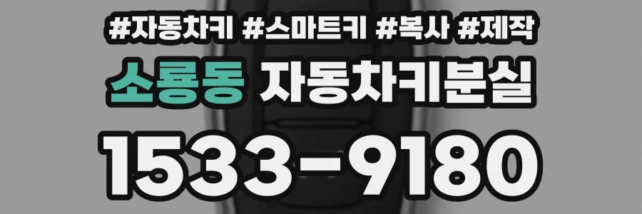 소룡동 자동차키분실
