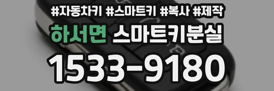 하서면 스마트키분실