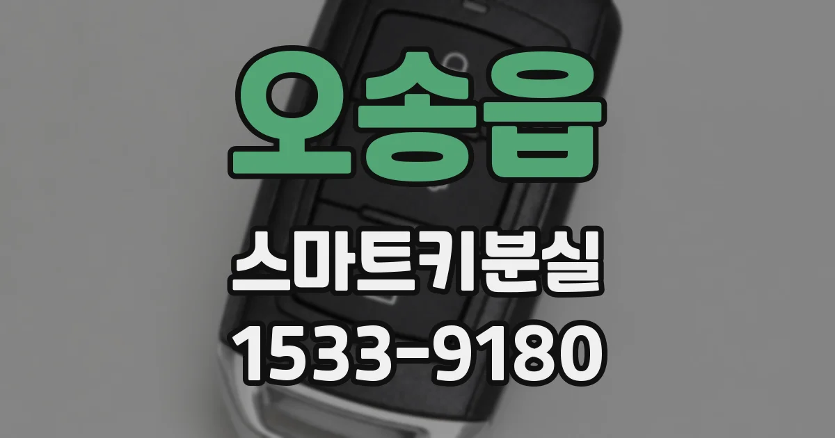 오송읍 스마트키분실