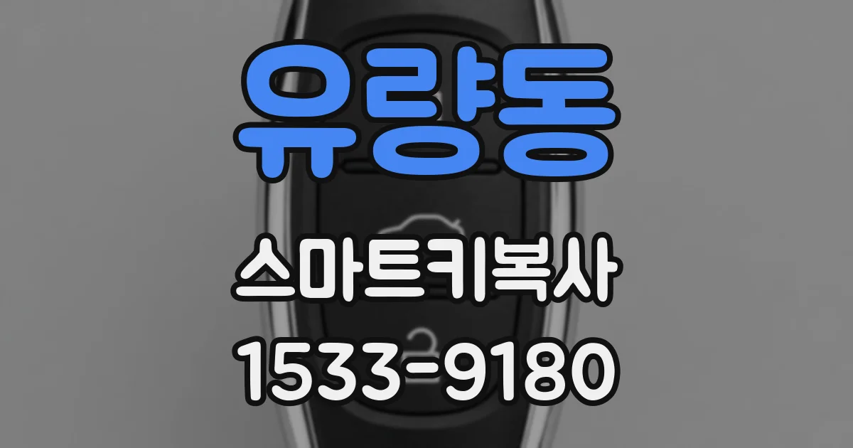 유량동 스마트키복사