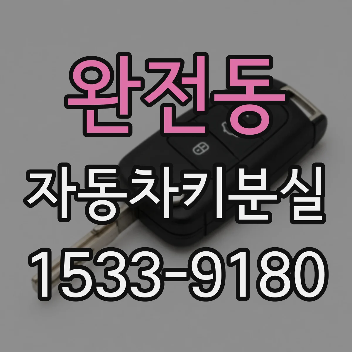 완전동 자동차키분실