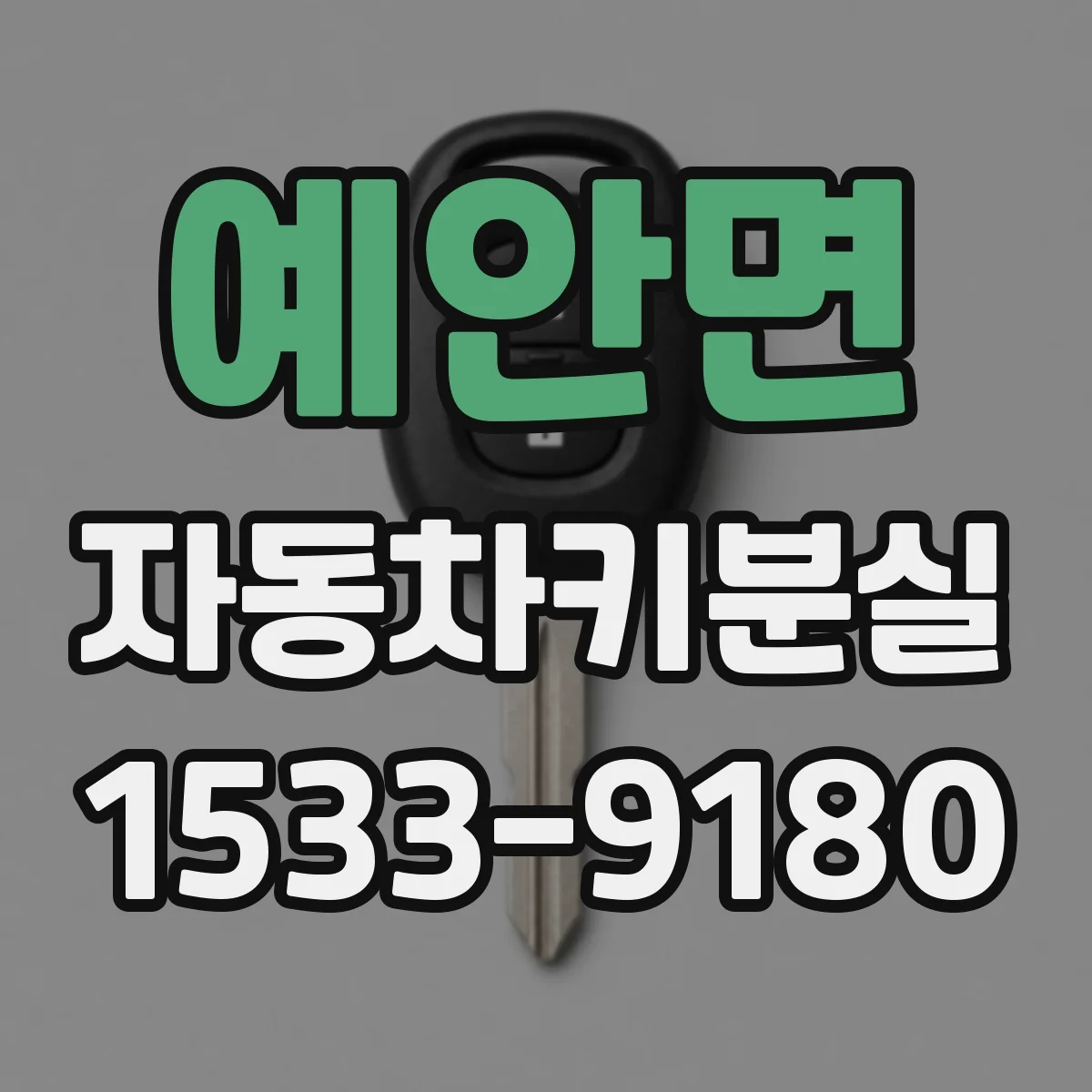 예안면 자동차키분실