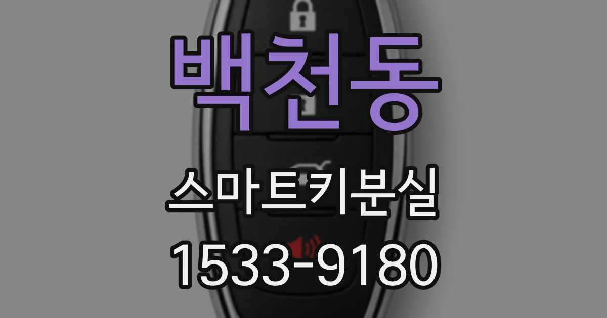 백천동 스마트키분실