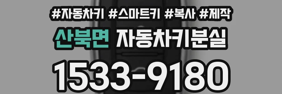 산북면 자동차키분실