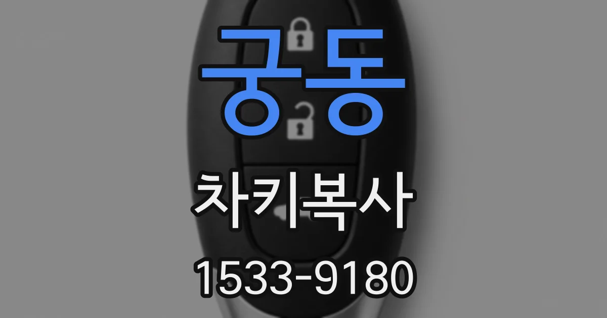 궁동 차키복사