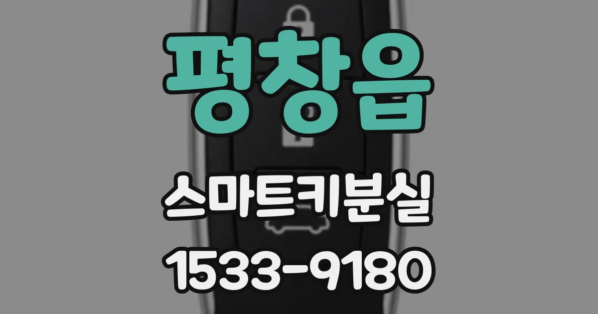 평창읍 스마트키분실