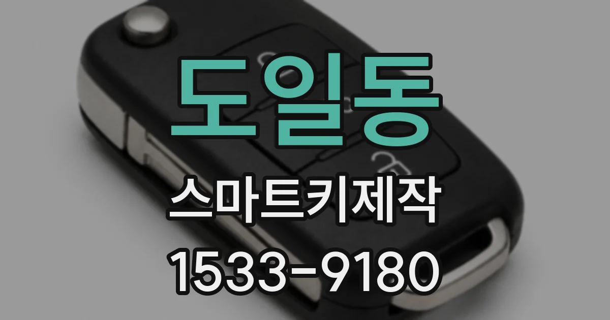 도일동 스마트키제작