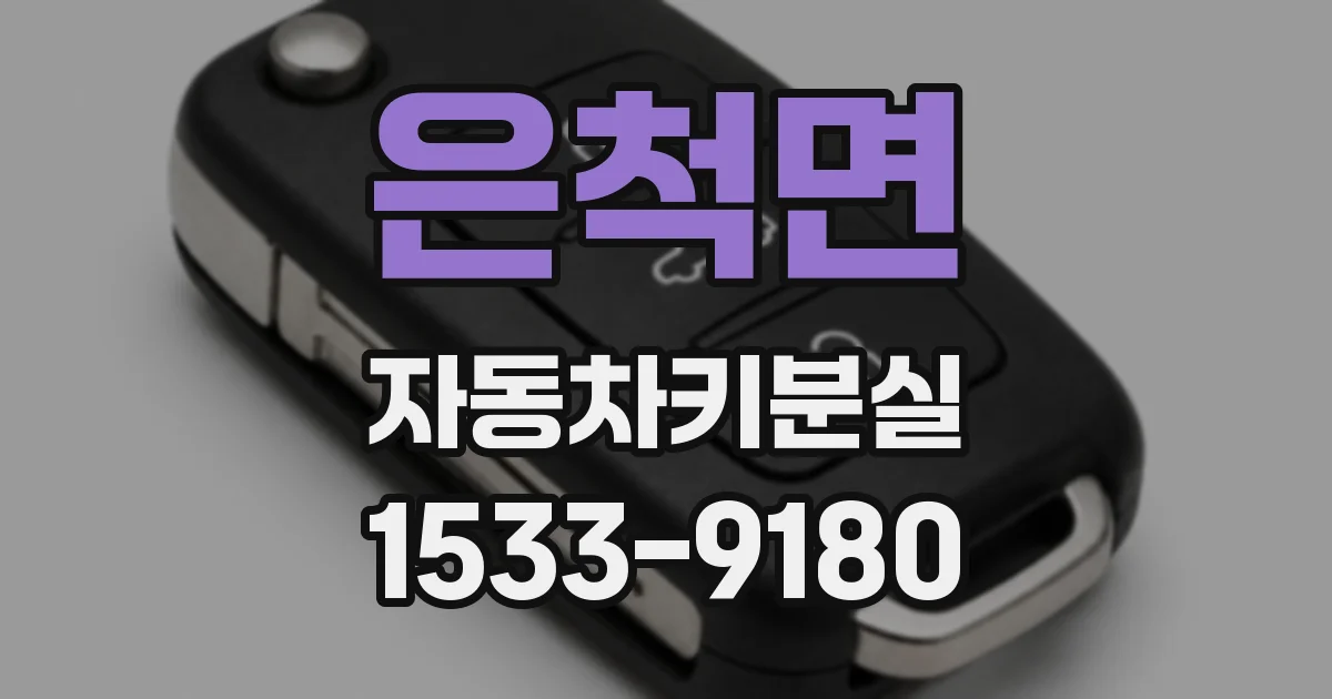 은척면 자동차키분실
