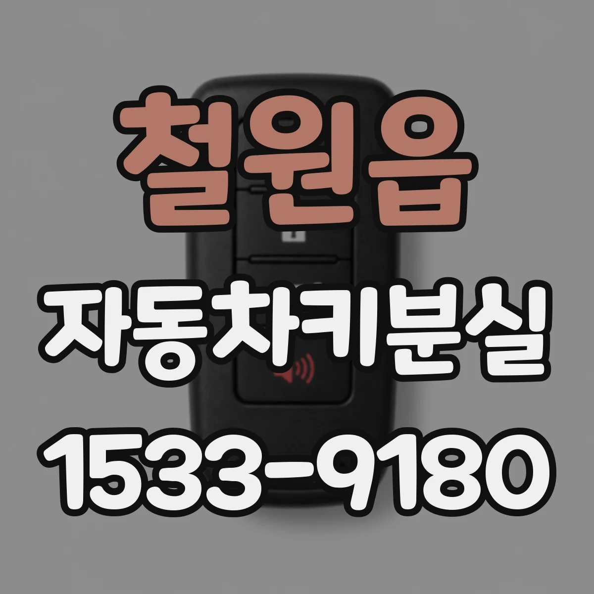 철원읍 자동차키분실