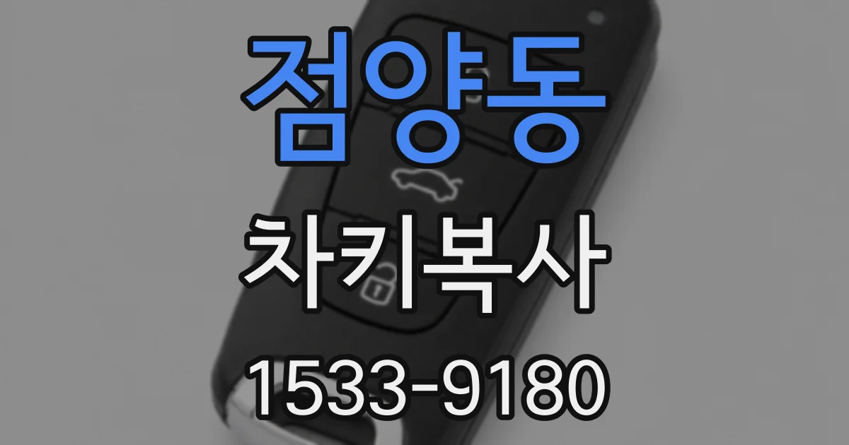 점양동 차키복사