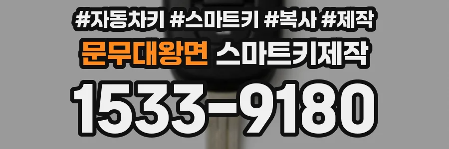문무대왕면 스마트키제작