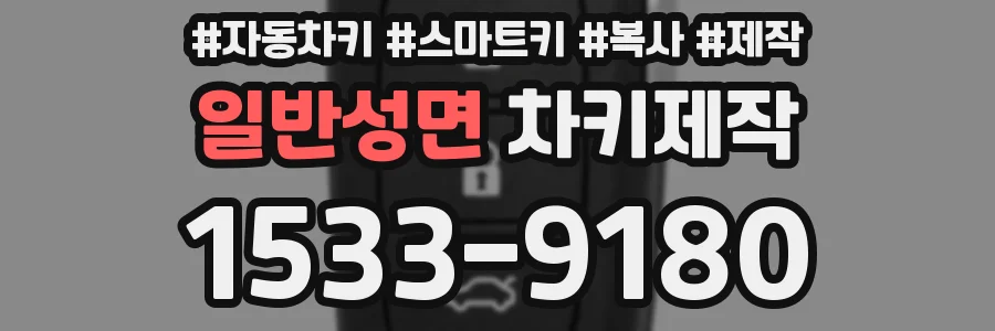 일반성면 차키제작