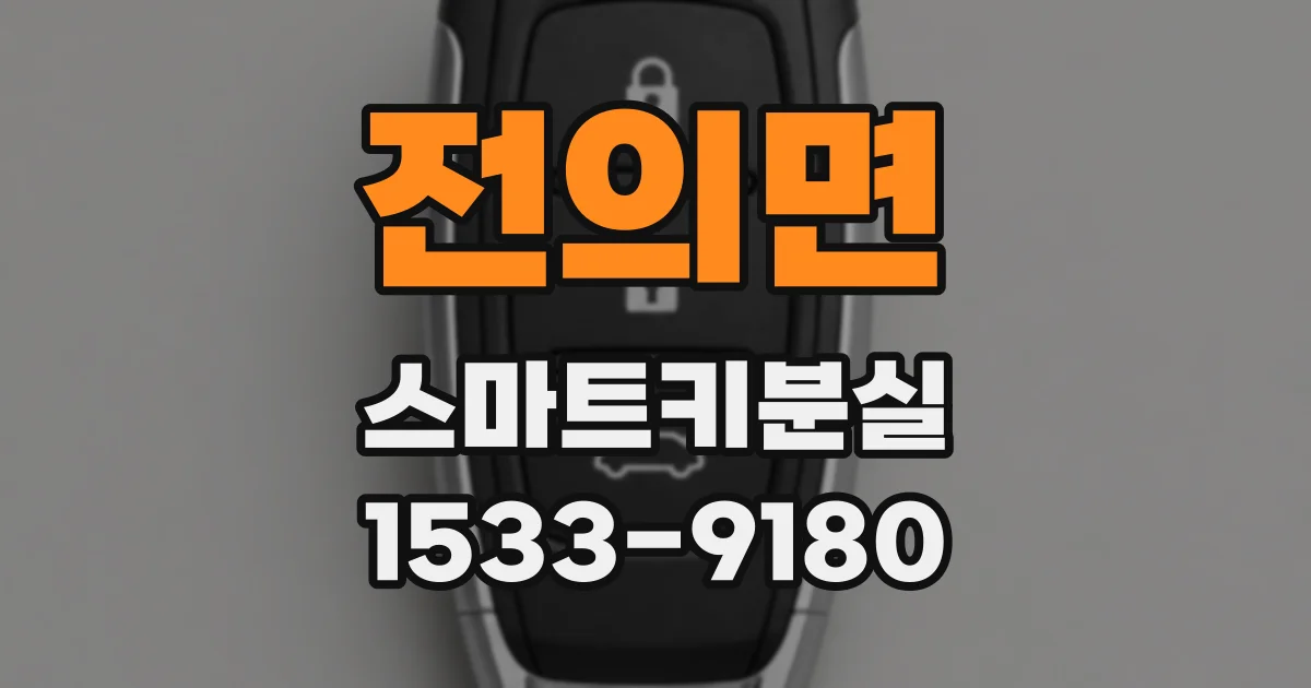 전의면 스마트키분실