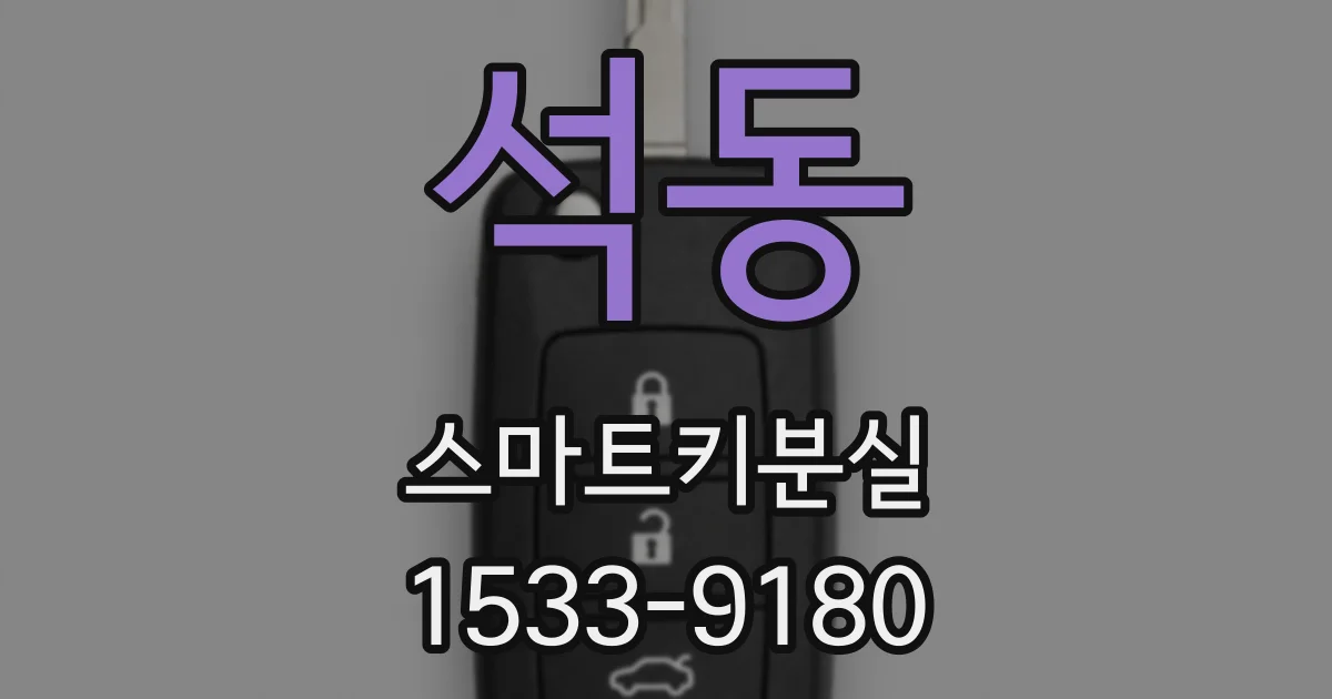석동 스마트키분실