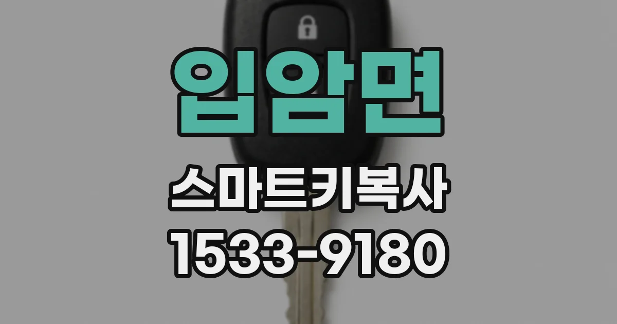 입암면 스마트키복사