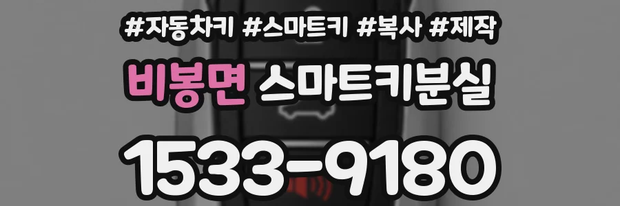 비봉면 스마트키분실
