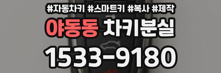 야동동 차키분실