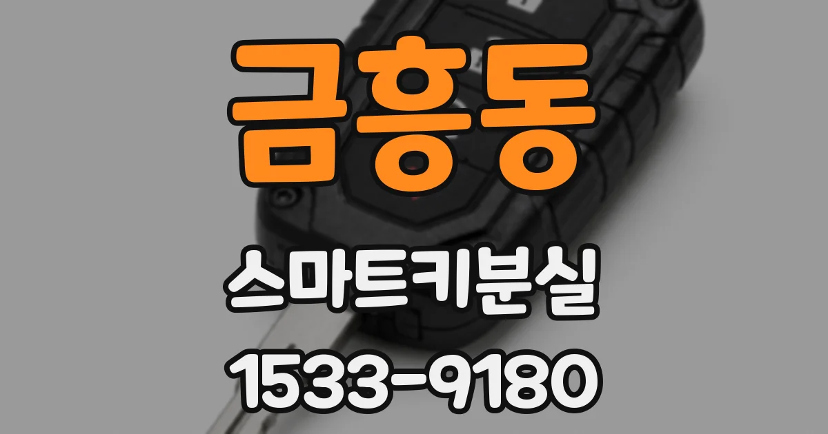 금흥동 스마트키분실