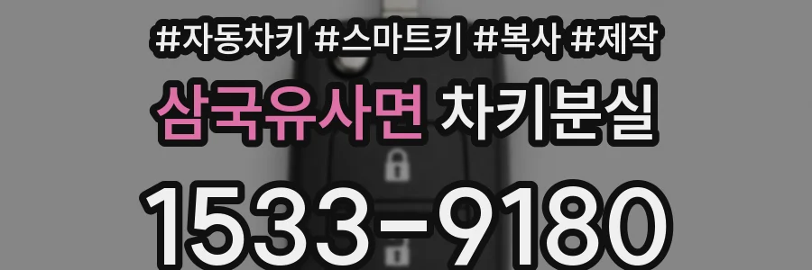 삼국유사면 차키분실